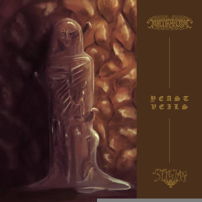 Review: ‘Yeast Veils’ by Mycorrhizal / Stygian (Full split, 2024) | Experimental BM, sludge